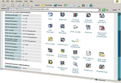 Click to see a large screen shot of cPanel